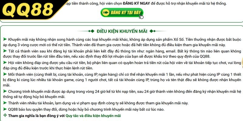 Lưu ý quan trọng khi tham gia chương trình khuyến mãi nạp lần đầu