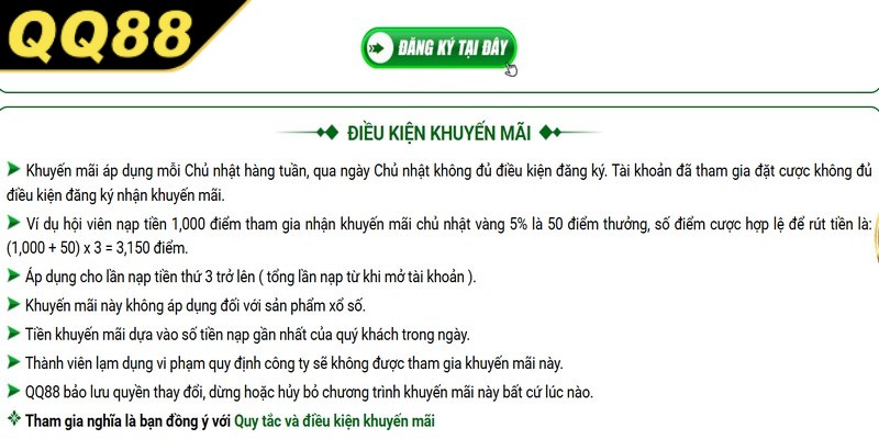 Những lưu ý quan trọng khi nhận thưởng nạp khuyến mãi hàng tuần