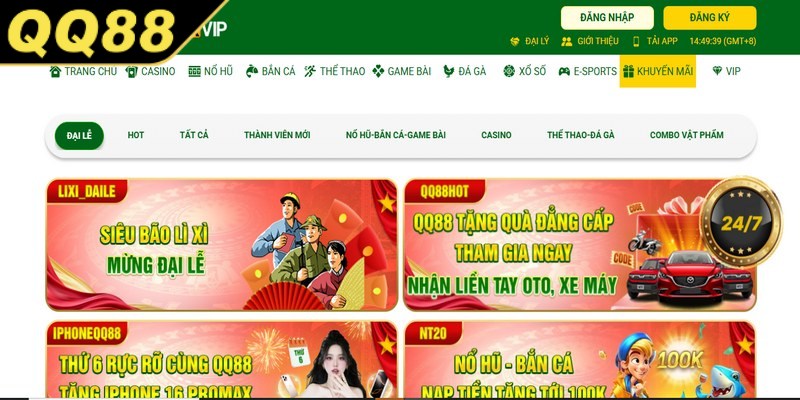 Đáp ứng đủ những điều kiện cần thiết của hệ thống trước khi nhận khuyến mãi